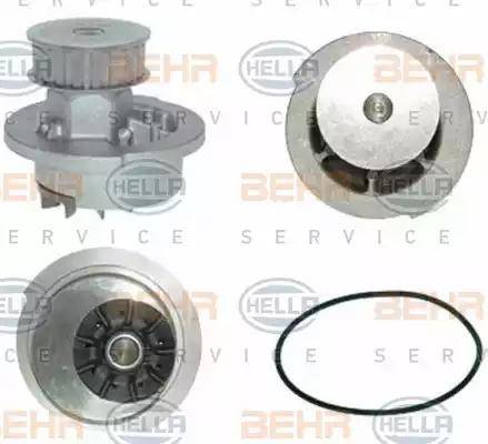 HELLA 8MP 376 803-431 - Water Pump autospares.lv