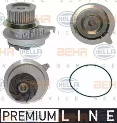 HELLA 8MP 376 802-201 - Water Pump autospares.lv