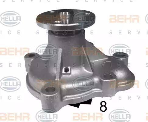 HELLA 8MP 376 810-284 - Water Pump autospares.lv