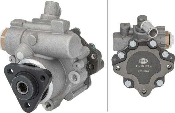 HELLA 8TL 359 000-531 - Hydraulic Pump, steering system autospares.lv