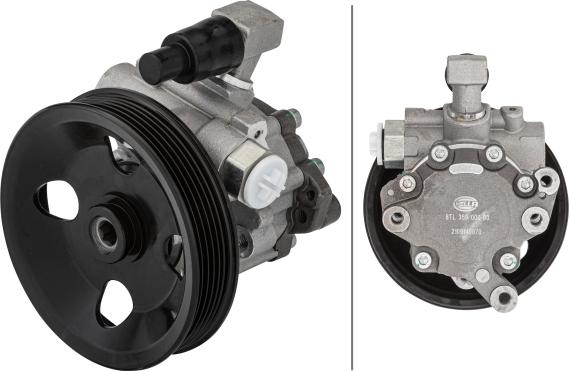 HELLA 8TL 359 000-801 - Hydraulic Pump, steering system autospares.lv