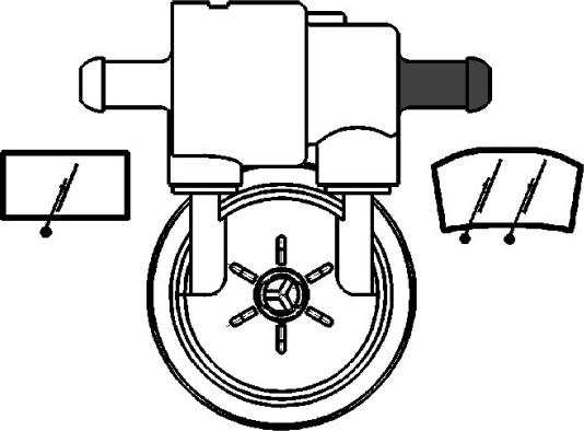 HELLA 8TW 005 206-017 - Water Pump, window cleaning autospares.lv