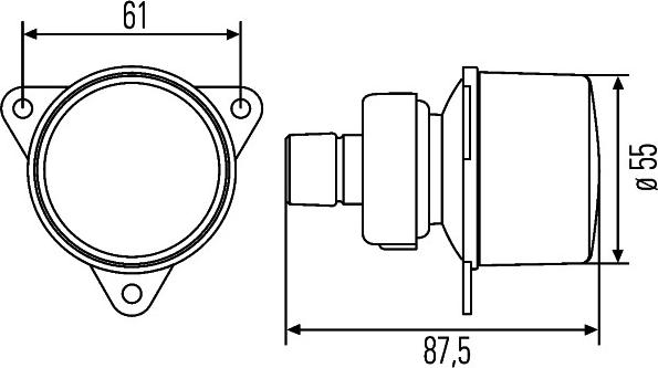 HELLA 2ZR 008 221-057 - Reverse Light autospares.lv