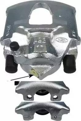 HELLA PAGID 8AC 355 389-021 - Brake Caliper autospares.lv