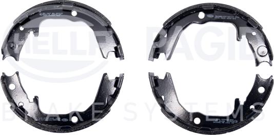 HELLA PAGID 8DA 355 050-641 - Brake Shoe Set, parking brake autospares.lv