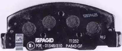 HELLA PAGID 8DB 355 009-481 - Brake Pad Set, disc brake autospares.lv