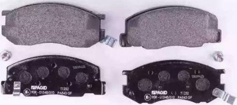 HELLA PAGID 8DB 355 009-481 - Brake Pad Set, disc brake autospares.lv