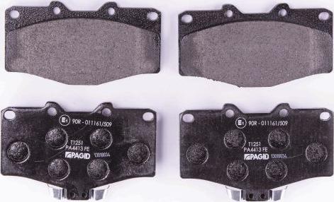 HELLA PAGID 8DB 355 009-471 - Brake Pad Set, disc brake autospares.lv