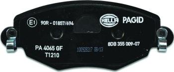 HELLA PAGID 8DB 355 009-071 - Brake Pad Set, disc brake autospares.lv