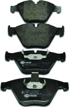 HELLA PAGID 8DB 355 009-271 - Brake Pad Set, disc brake autospares.lv