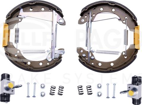 HELLA PAGID 8DB 355 004-981 - Brake Shoe Set autospares.lv