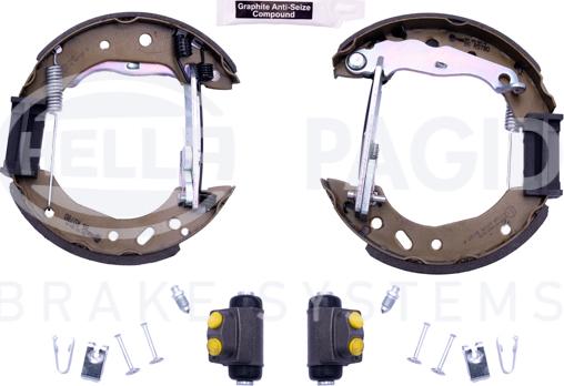 HELLA PAGID 8DB 355 004-441 - Brake Shoe Set autospares.lv