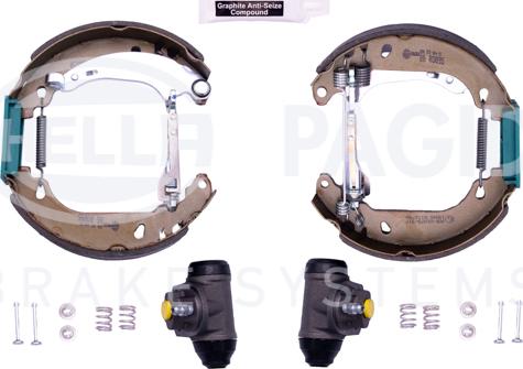 HELLA PAGID 8DB 355 004-531 - Brake Shoe Set autospares.lv