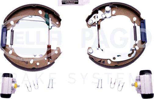 HELLA PAGID 8DB 355 004-811 - Brake Shoe Set autospares.lv