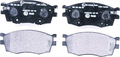 HELLA PAGID 8DB 355 006-951 - Brake Pad Set, disc brake autospares.lv