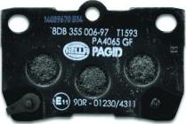 HELLA PAGID 8DB 355 030-381 - Brake Pad Set, disc brake autospares.lv