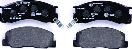 HELLA PAGID 8DB 355 030-401 - Brake Pad Set, disc brake autospares.lv