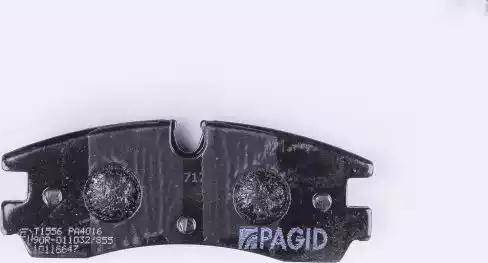 HELLA PAGID 8DB 355 006-611 - Brake Pad Set, disc brake autospares.lv