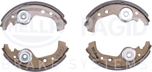 HELLA PAGID 8DB 355 000-091 - Brake Shoe Set autospares.lv