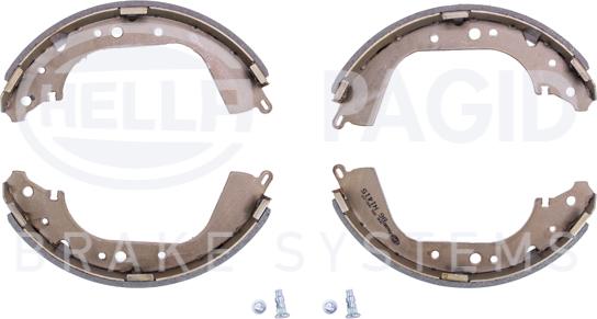 HELLA PAGID 8DB 355 000-231 - Brake Shoe Set autospares.lv