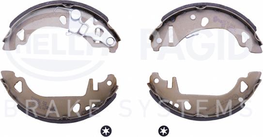 HELLA PAGID 8DB 355 001-421 - Brake Shoe Set autospares.lv