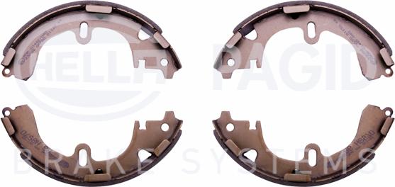 HELLA PAGID 8DB 355 001-661 - Brake Shoe Set autospares.lv