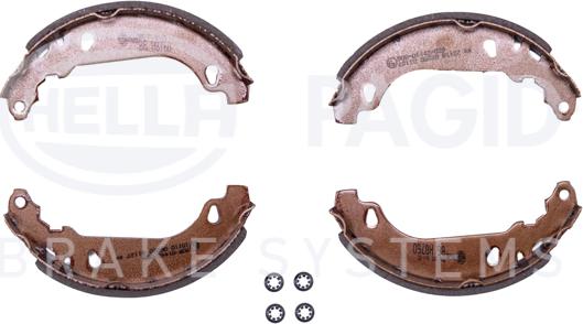 HELLA PAGID 8DB 355 001-351 - Brake Shoe Set autospares.lv