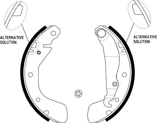 HELLA PAGID 8DB 355 001-291 - Brake Shoe Set autospares.lv