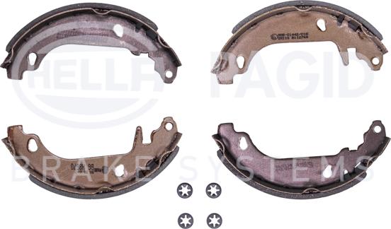 HELLA PAGID 8DB 355 001-211 - Brake Shoe Set autospares.lv