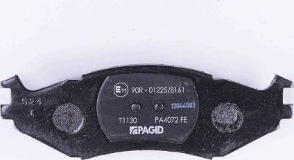 HELLA PAGID 8DB 355 008-221 - Brake Pad Set, disc brake autospares.lv