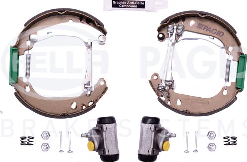 HELLA PAGID 8DB 355 003-901 - Brake Shoe Set autospares.lv