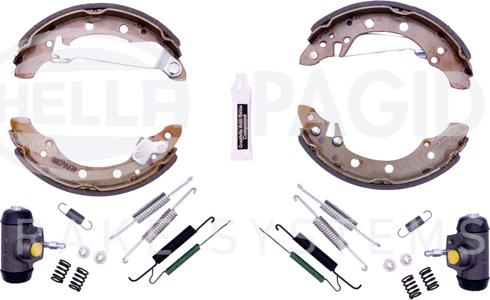 HELLA PAGID 8DB 355 003-571 - Brake Shoe Set autospares.lv