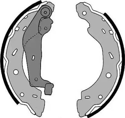 HELLA PAGID 8DB 355 003-021 - Brake Shoe Set autospares.lv