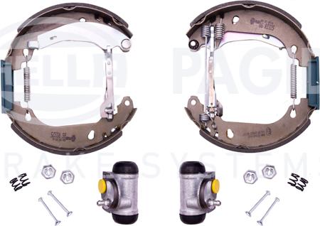 HELLA PAGID 8DB 355 003-811 - Brake Shoe Set autospares.lv