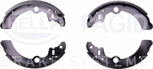 HELLA PAGID 8DB 355 002-501 - Brake Shoe Set autospares.lv