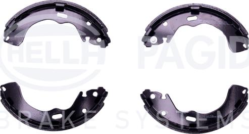 HELLA PAGID 8DB 355 002-661 - Brake Shoe Set autospares.lv