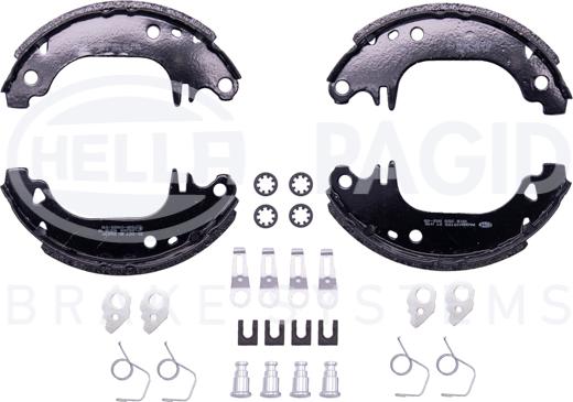 HELLA PAGID 8DB 355 002-001 - Brake Shoe Set autospares.lv