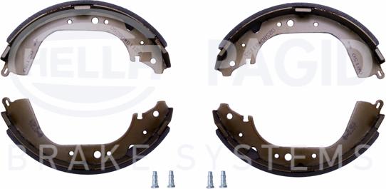 HELLA PAGID 8DB 355 002-131 - Brake Shoe Set autospares.lv