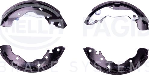 HELLA PAGID 8DB 355 002-761 - Brake Shoe Set autospares.lv