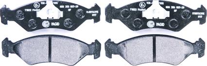 HELLA PAGID 8DB 355 007-391 - Brake Pad Set, disc brake autospares.lv