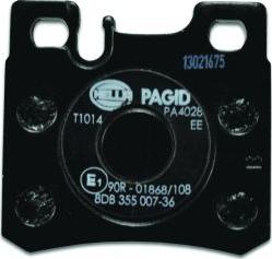 HELLA PAGID 8DB 355 007-361 - Brake Pad Set, disc brake autospares.lv