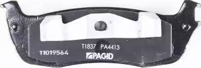 HELLA PAGID 8DB 355 014-501 - Brake Pad Set, disc brake autospares.lv