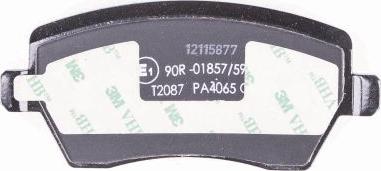 HELLA PAGID 8DB 355 015-981 - Brake Pad Set, disc brake autospares.lv