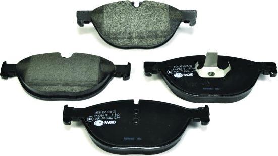 HELLA PAGID 8DB 355 015-251 - Brake Pad Set, disc brake autospares.lv