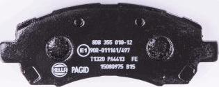 HELLA PAGID 8DB 355 010-121 - Brake Pad Set, disc brake autospares.lv