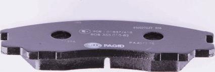 HELLA PAGID 8DB 355 010-821 - Brake Pad Set, disc brake autospares.lv