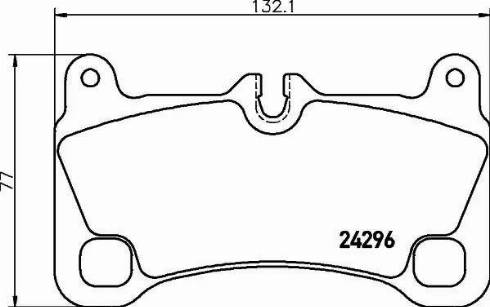 HELLA PAGID 8DB355012651 - Brake Pad Set, disc brake autospares.lv