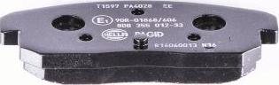 HELLA PAGID 8DB 355 012-331 - Brake Pad Set, disc brake autospares.lv