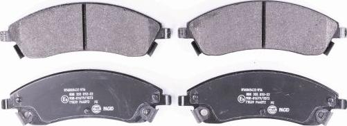 HELLA PAGID 8DB 355 012-221 - Brake Pad Set, disc brake autospares.lv