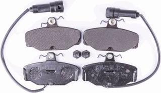 HELLA PAGID 8DB 355 017-631 - Brake Pad Set, disc brake autospares.lv